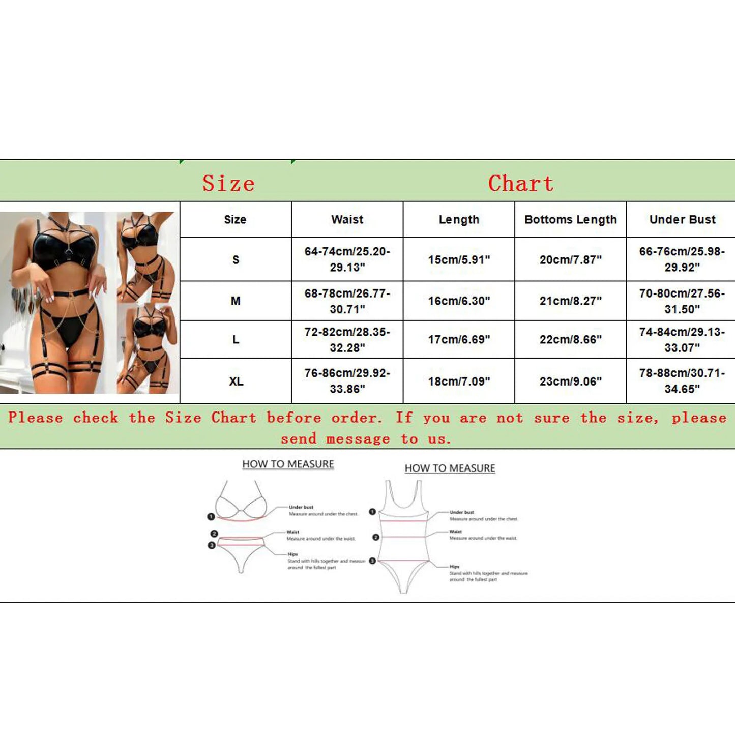 Women's Sexy Chain Lingerie 2 Piece Set Underwear Halter Neck High Waist Sexy Temptation Bra Thong Set 18 Hot Erotic Underwear