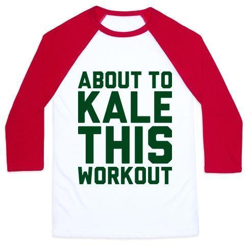 ABOUT TO KALE THIS WORKOUT UNISEX CLASSIC BASEBALL TEE