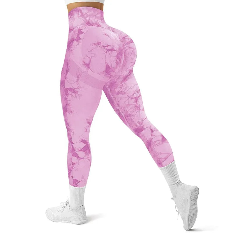 Tie Dye Yoga Pants Sport Leggings