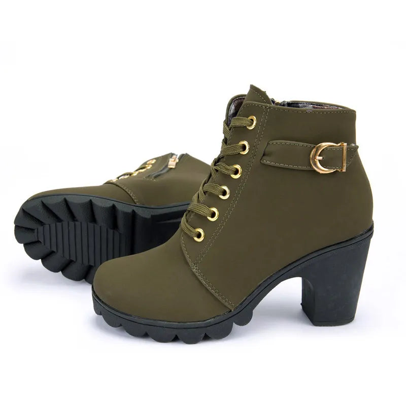 Spring Winter Women Pumps Boots