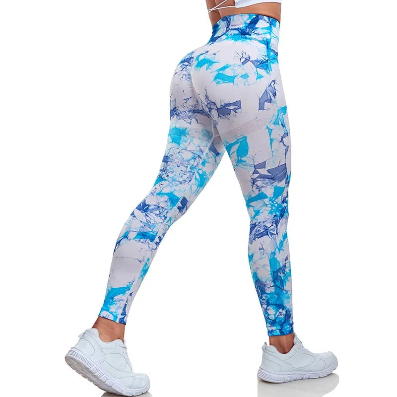 Tie Dye Yoga Pants Sport Leggings