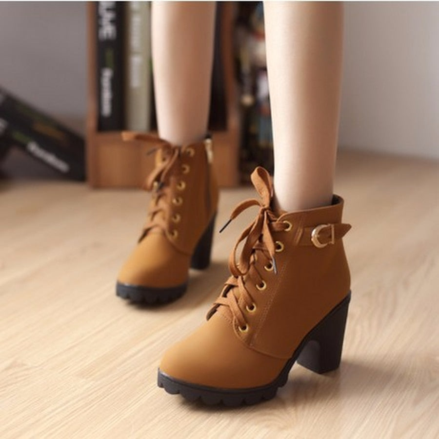 Spring Winter Women Pumps Boots