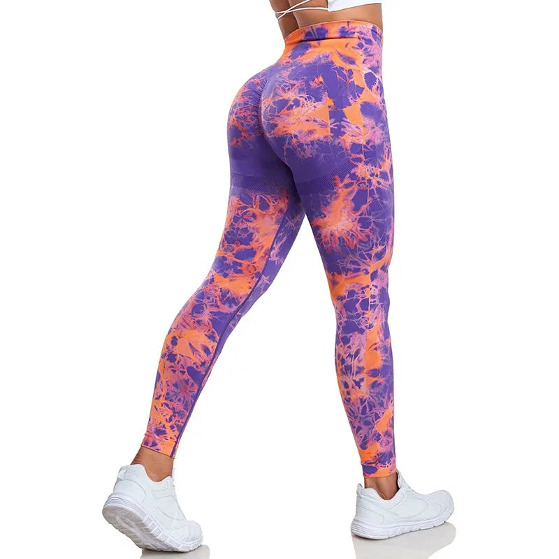 Tie Dye Yoga Pants Sport Leggings