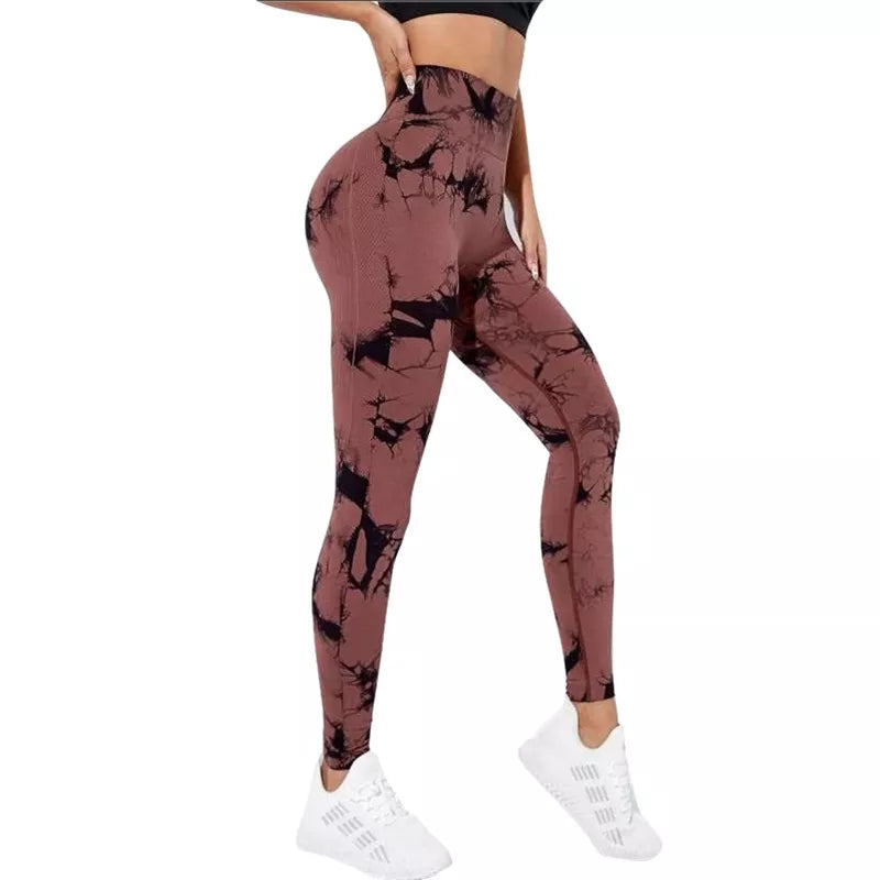 Tie Dye Yoga Pants Sport Leggings
