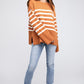 Ribbed Hem Stripe Sweater