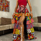 African print maxi long skirt, long patch work skirt, Ankara skirt