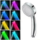 Handheld 7 Color Changing LED Light Water Bath Home Bathroom Shower