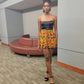 African mini kente skirt also summer wear