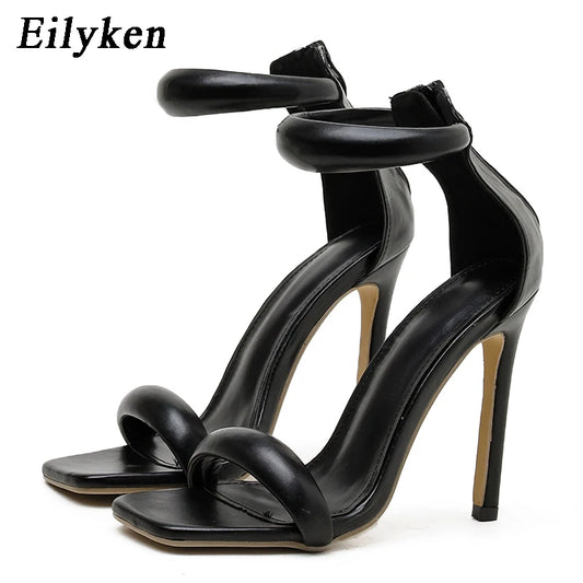 Toe High Heel  Sandals Sexy Buckle Strap Ankle-Wrap