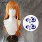 High Quality Adult Nami Cosplay Wig 75cm Long Curly Wavy Orange Heat Resistant Hair + Wig Cap