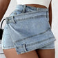 Denim Mini Skirt