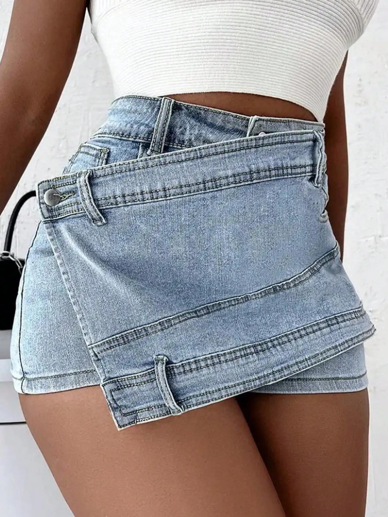 Denim Mini Skirt