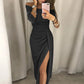 Elegant Long Dress Sexy Club Dress Evening Party Women Dresses Off Shoulder High Waist Vestido