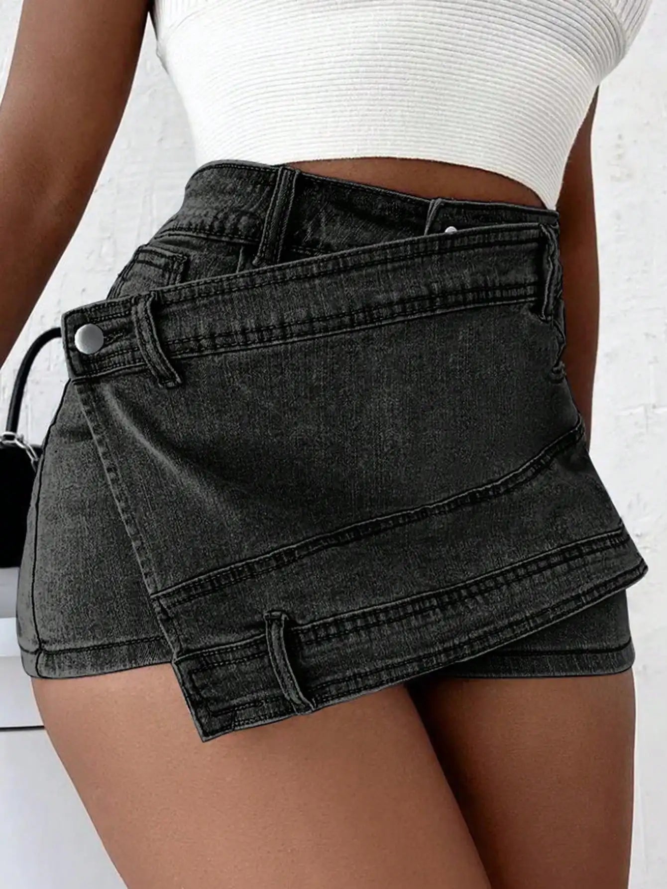 Denim Mini Skirt