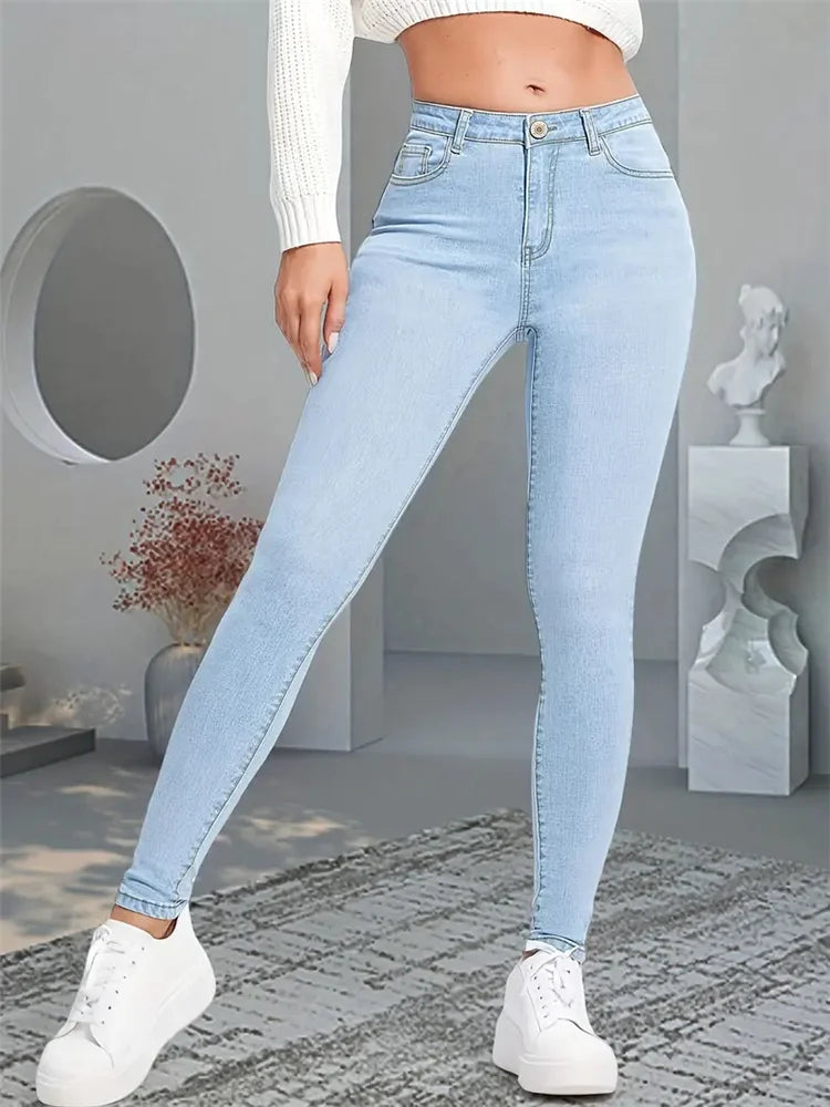 Women Stretch Skinny Jeans Slim Fit Pencil Jeans