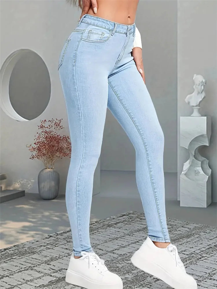 Women Stretch Skinny Jeans Slim Fit Pencil Jeans