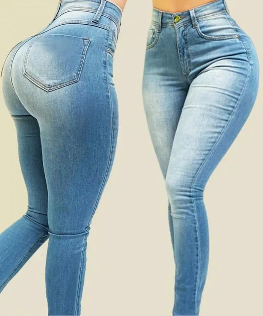 Fashion Stylish and Comfortable Cotton Shaping Jeans