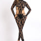 Sexy Cutout See Through Distressed Fabric Jumpsuit Party Clubwear