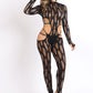 Sexy Cutout See Through Distressed Fabric Jumpsuit Party Clubwear