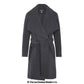 De La Creme Womens Wool Blend Large Lapel Duster Coat