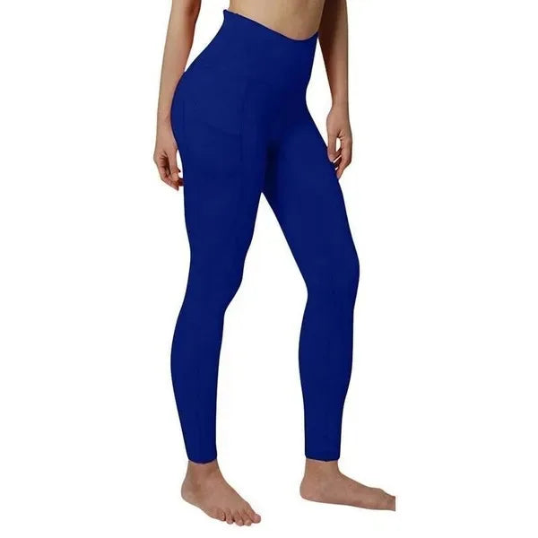 Solid Color Pants Yoga High Waist