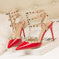 Two-Tone Pumps With Metallic Rivet