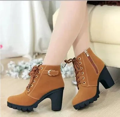 Spring Winter Women Pumps Boots