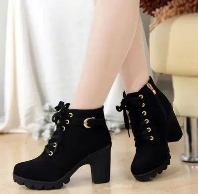 Spring Winter Women Pumps Boots