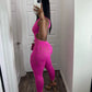 Summer Women Jumpsuit Sexy Hollow Out Half Backless