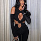 Hollow Out Backless Jumpsuit