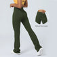 Yoga Flare Leggings High Waist Dance Pilates Fitness Gym Buttock Lifting Workout Wide-Leg Pants