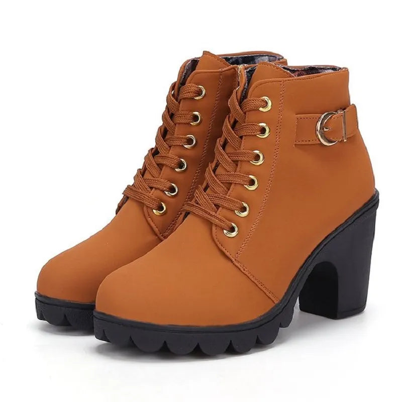 Spring Winter Women Pumps Boots