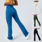 Yoga Flare Leggings High Waist Dance Pilates Fitness Gym Buttock Lifting Workout Wide-Leg Pants