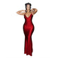 Shiny Spaghetti Strap Maxi Dress