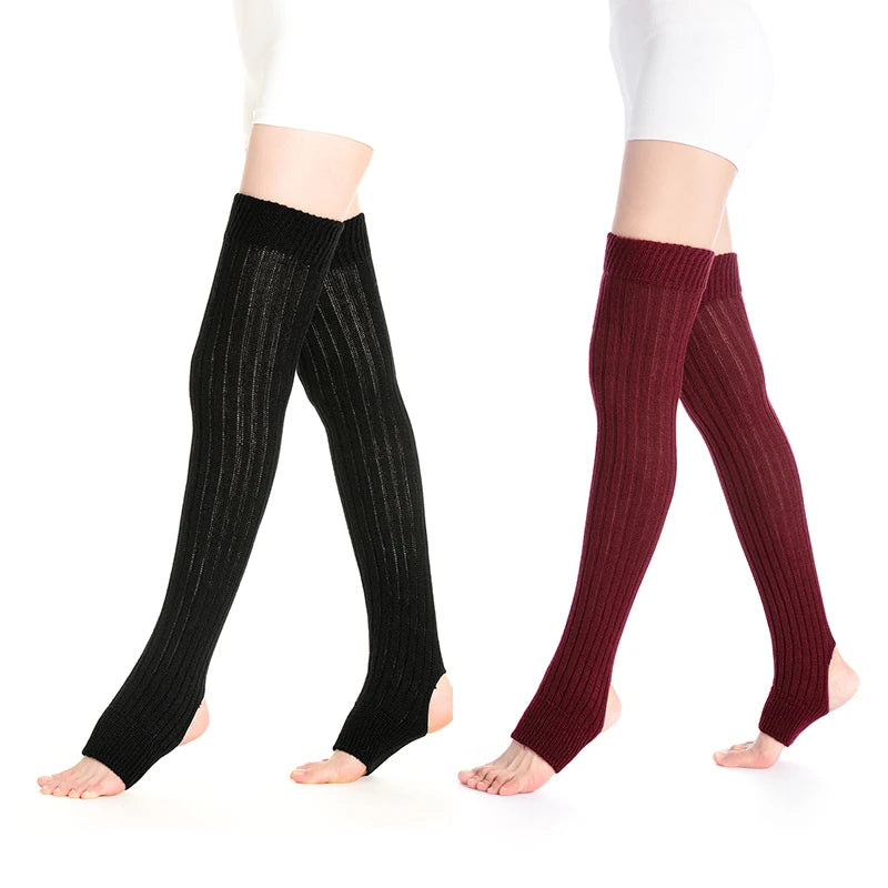 Leg Warmers Women Sexy Socks Over Knee Stockings