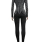 Sparkle Black Rhinestone Long Pants Jumpsuit