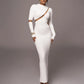 Turtleneck Long Sleeve Bodycon Maxi Dress