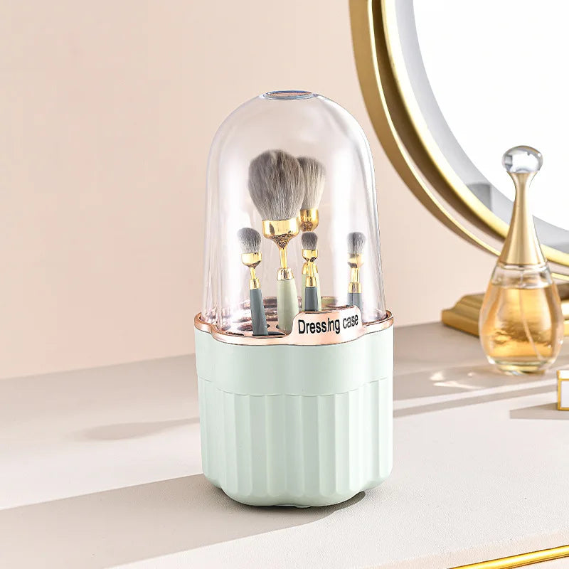 360° Rotating Makeup Organizer Makeup Brush Holder