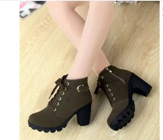 Spring Winter Women Pumps Boots