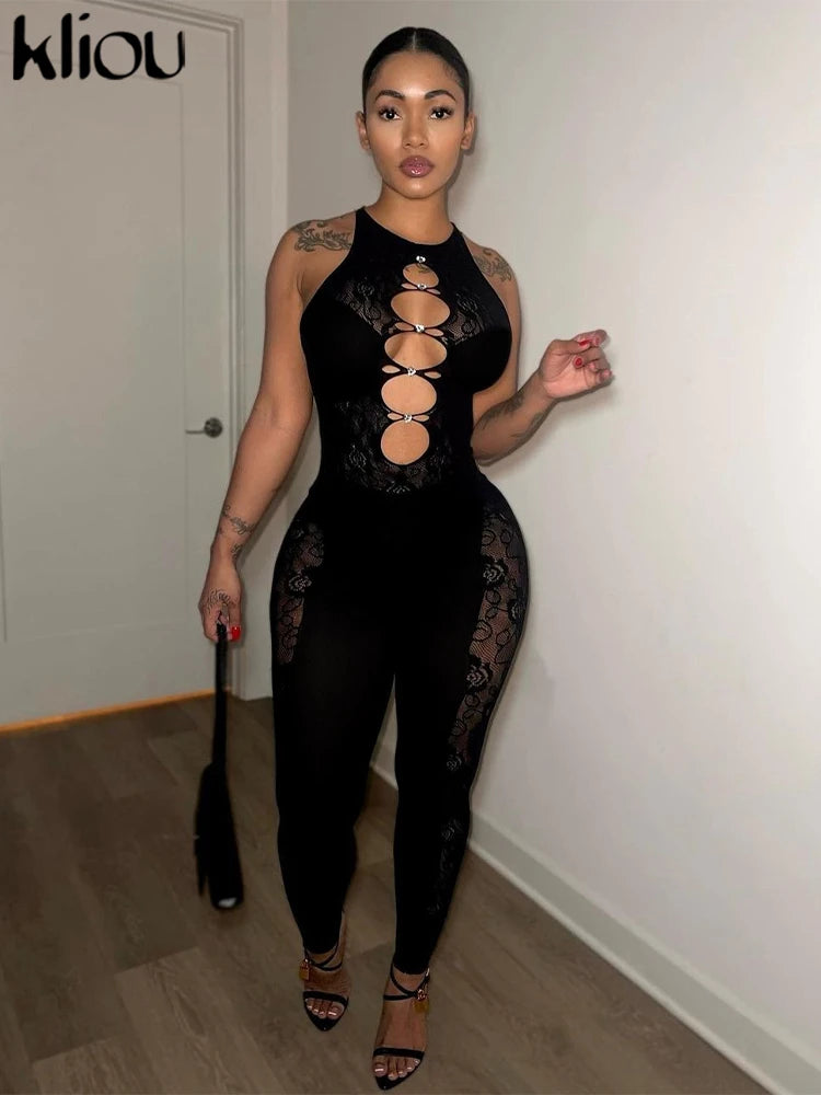 Hollow Out Sexy Jumpsuit